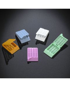 Cassette, Tissue Embedding with Attached Lid, 35° Writing Area, AQUA, 500/Dispenser Box, 2 Boxes/Unit