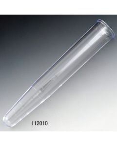Centrifuge Tube, 16 x 100mm (12mL), PS, with Separate White Plug Cap