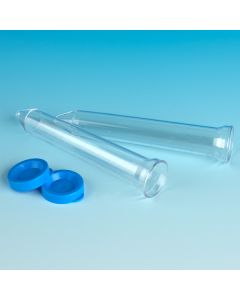 Urine Collection System, 12mL Flared Top Urine Centrifuge Tube and Separate Blue Snap Cap