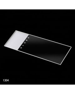 Microscope Slides, Glass, 25 x 75mm, 90° Ground Edges, Frosted, 1 End, Both Sides, 72/Box, 2 Boxes/Case (1 Gross)