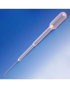 Transfer Pipet, 1.5mL, Fine Tip, 104mm, 400/Dispenser Box