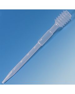 Transfer Pipet, 15.0mL, Bellows, Graduated to 5mL, 100/Bag, 12 Bags/Unit