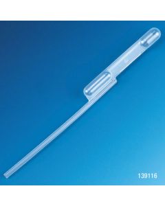 Transfer Pipet, Exact Volume, 200uL (0.20mL), 115mm Long, 500/Pack, 10 Packs/Case
