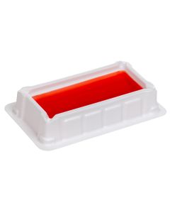 Reagent Reservoir, 50mL, Disposable, White, PS, Graduated, Non-Sterile, Bulk, 100/Unit
