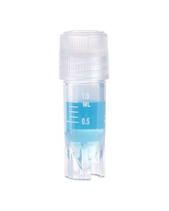 Cryogenic Vials, 1.0ml, Sterile, External Threads, Attached Screwcap with O-ring seal, CB, SS, PG, WS