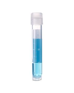 Cryogenic Vials, 4.0ml, Sterile, External Threads, Attached Screwcap with O-ring seal, RB, SS, PG, WS