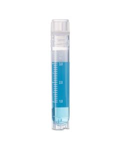 Cryogenic Vials, 4.0ml, Sterile, Internal Threads, Attached Screwcap with O-ring seal, RB, SS, PG, WS