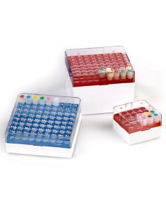 Globe Scientific Polycarbonate BioBOX forStoring CryoClear Vials Including a CryoClear Tube Picker
