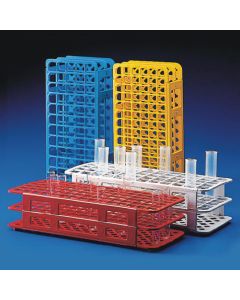 Snap-N-Rack Tube Rack for 16mm and 17mm Tubes, 60-Place, PP, Red
