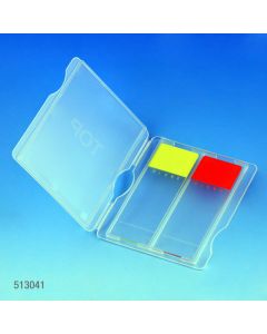 Slide Mailer, Polypropylene, for 2 Slides, Blue, 100/Box, 10 Boxes/Unit