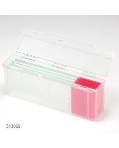 Slide Mailer, Polypropylene, Side Flip Lid, for 5 Slides, Natural, 100/Box