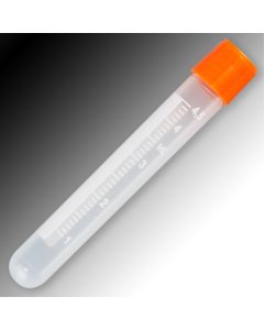 Sample Tube, 5mL, External Threads, PP, White Graduations & Marking Area, Round Bottom