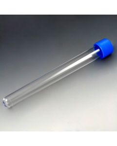 Test Tube with Attached Blue Screw Cap, 16 x 150mm (20mL), PS