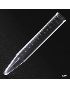 Centrifuge Tube, 15mL, PS, Molded Graduations, with Separate Natural Plug Cap