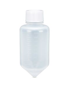 Centrifuge Tube, 225mL Large Volume, Attached White Screw Cap, PP, 6/Bag
