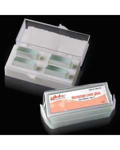 Microscope Cover Glass, 22mm x 40mm, # 1 Thickness, 1 oz./Vacuum Pack, 10 Packs/Box (10 oz.)