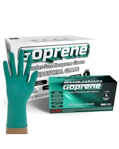 Goprene 7 mil Powder Free Industrial Grade Neoprene Gloves, Large